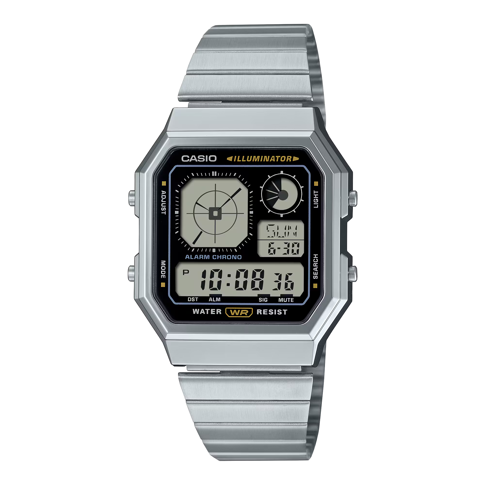 CASIO VINTAGE A130WE-1A Silver Digital Watch in ireland